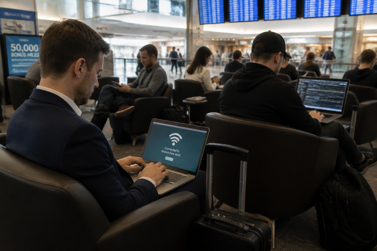Wi-Fi public : les pièges à éviter à l'aéroport et à l'hôtel