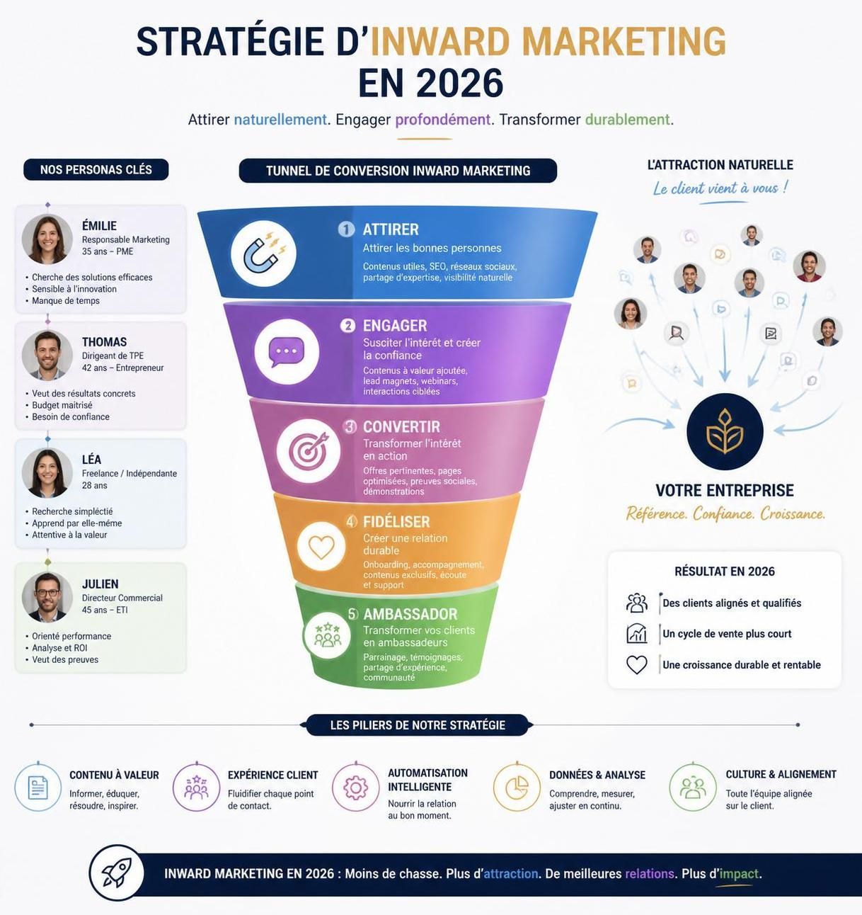 découvrez ce qu'est l'inward marketing et apprenez comment l'utiliser efficacement pour attirer des clients et développer votre entreprise.