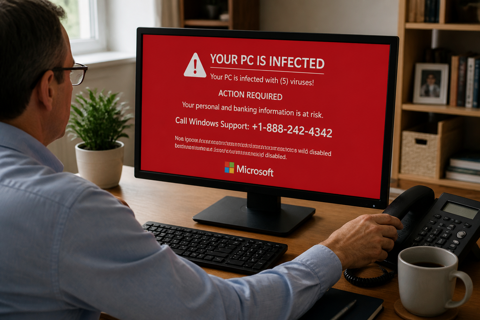 Arnaque au faux support technique IA : comment les escrocs vous piègent