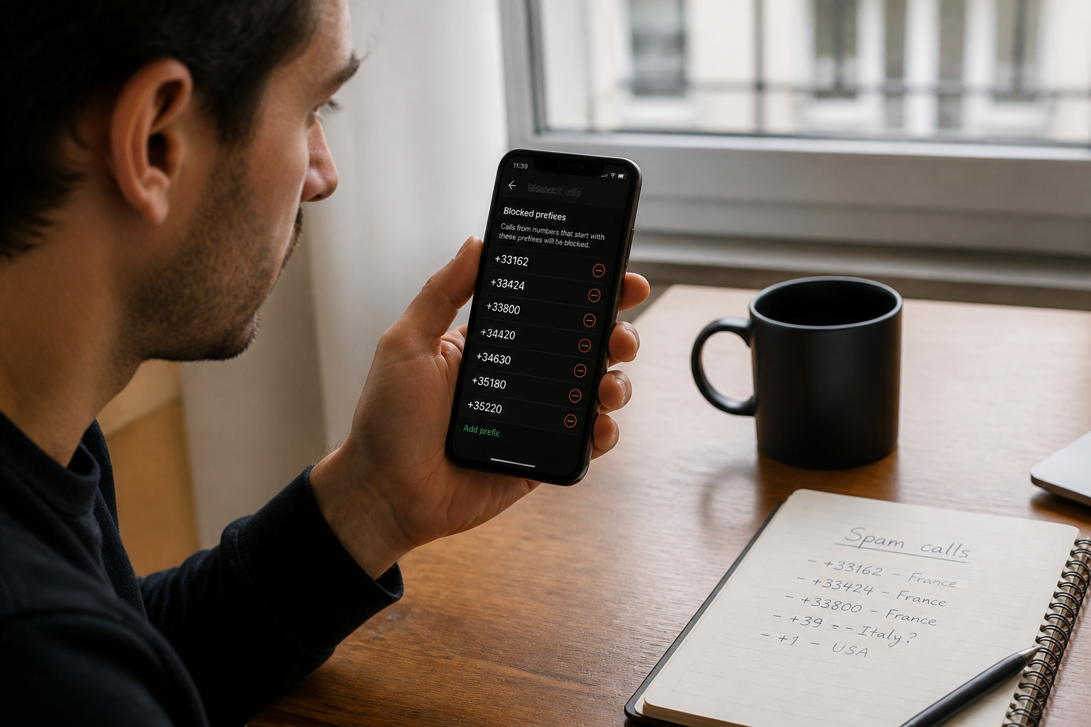 Bloquer les appels d'un indicatif étranger : mode d'emploi