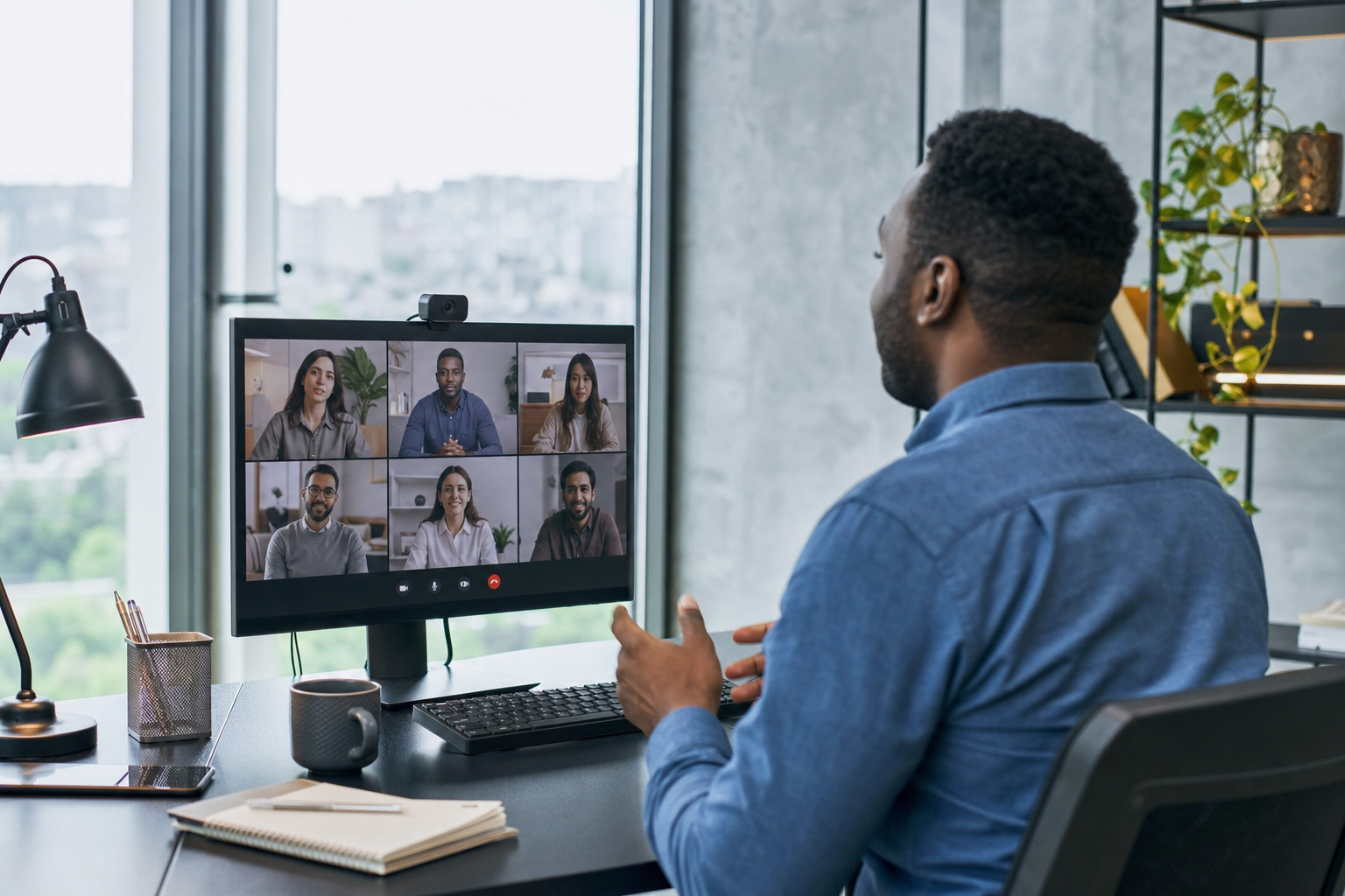 Entretien de recrutement international en anglais en visioconférence