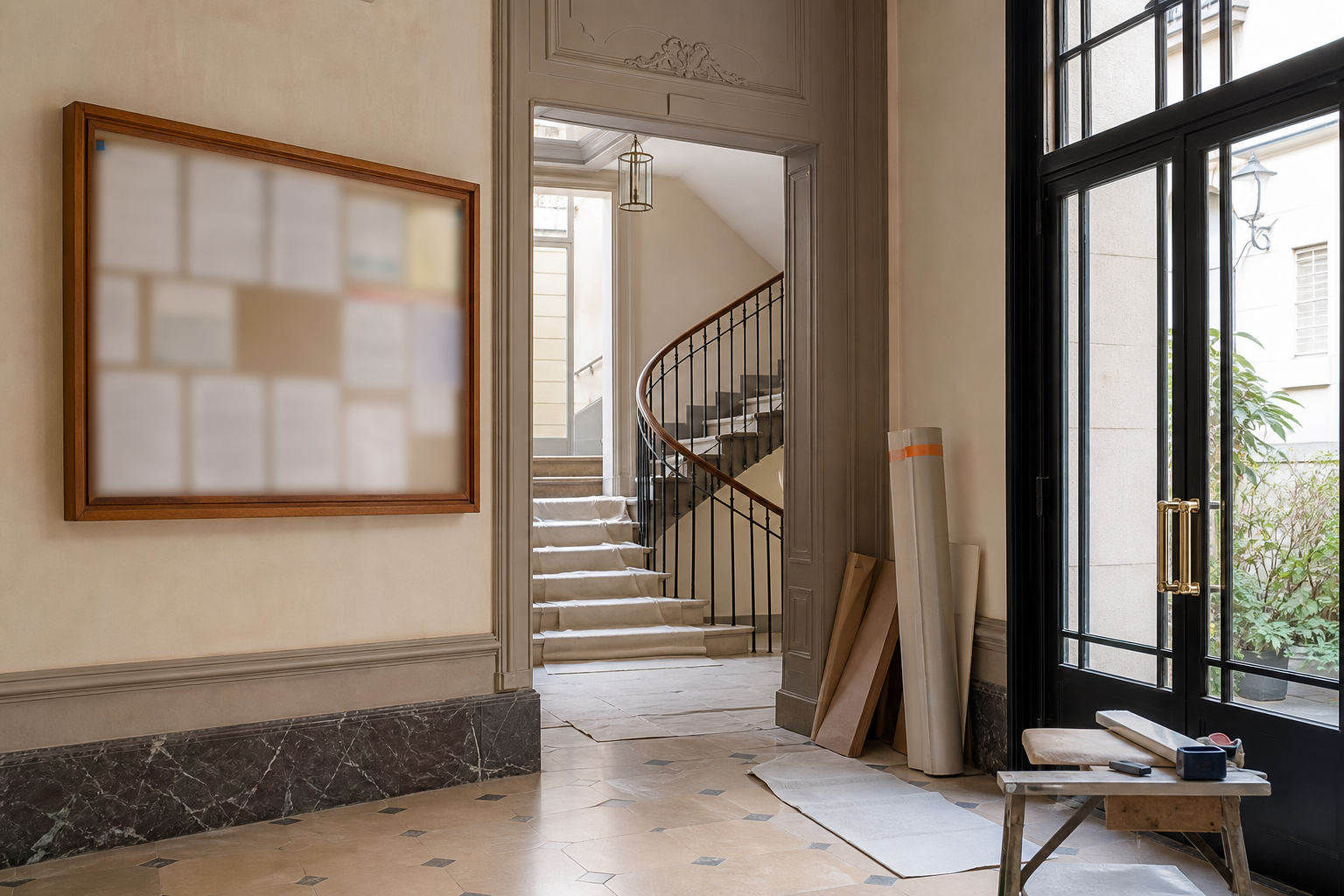 Immeuble en copropriété concerné par des travaux votés en assemblée générale